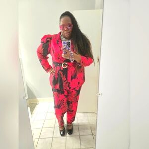 Printed 2 Piece Pants Set